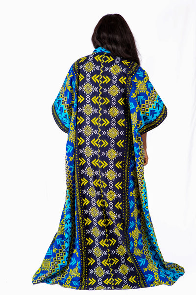 AFRICAN PRINT LEMBA KIMONO SET