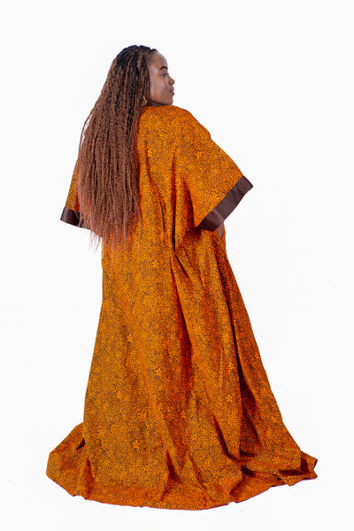 AFRICAN PRINT BELABO KIMONO SET