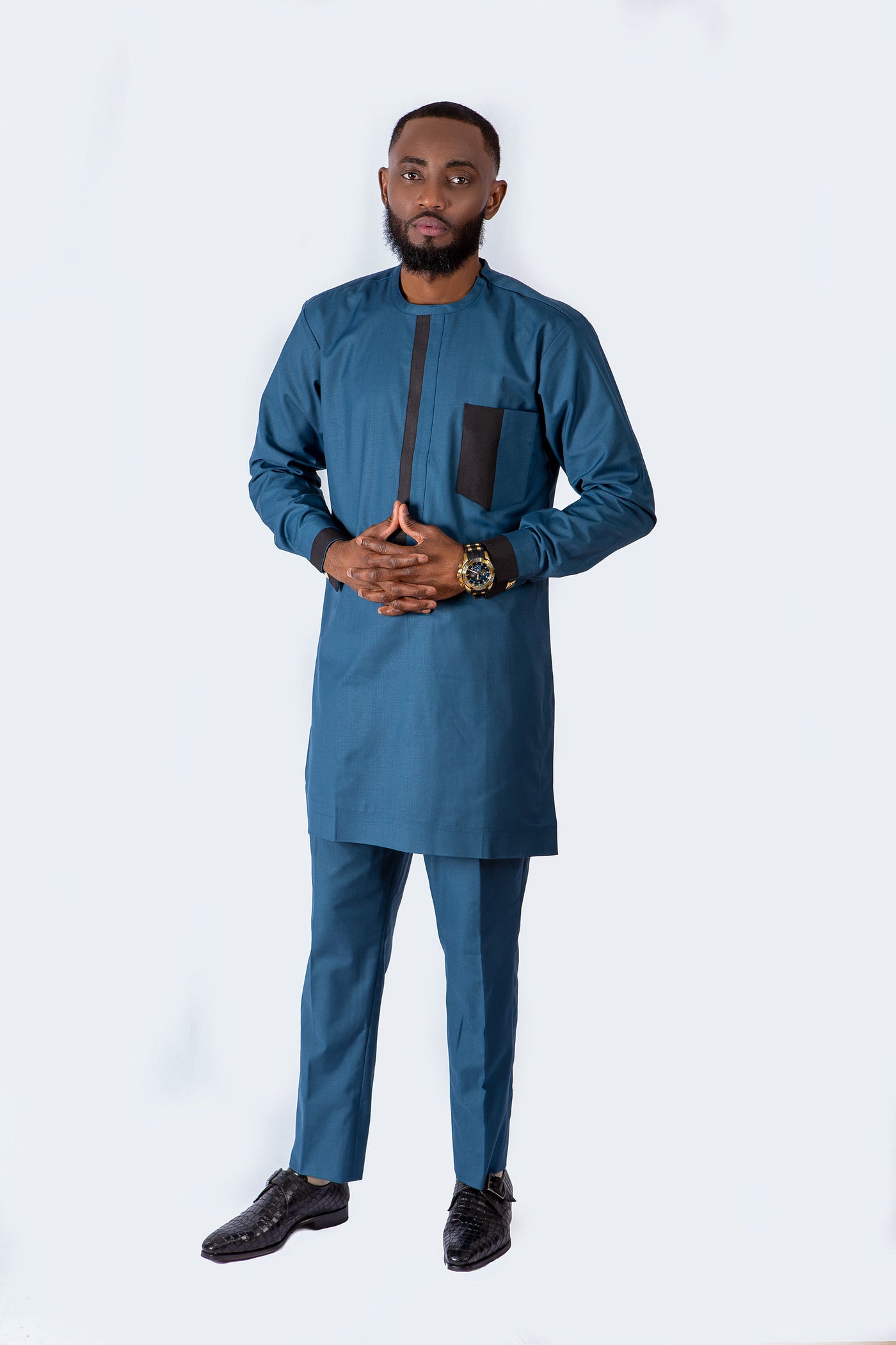 ETNICA TWO PIECE BI MVONDO LONG SLEEVE NATIVE SET