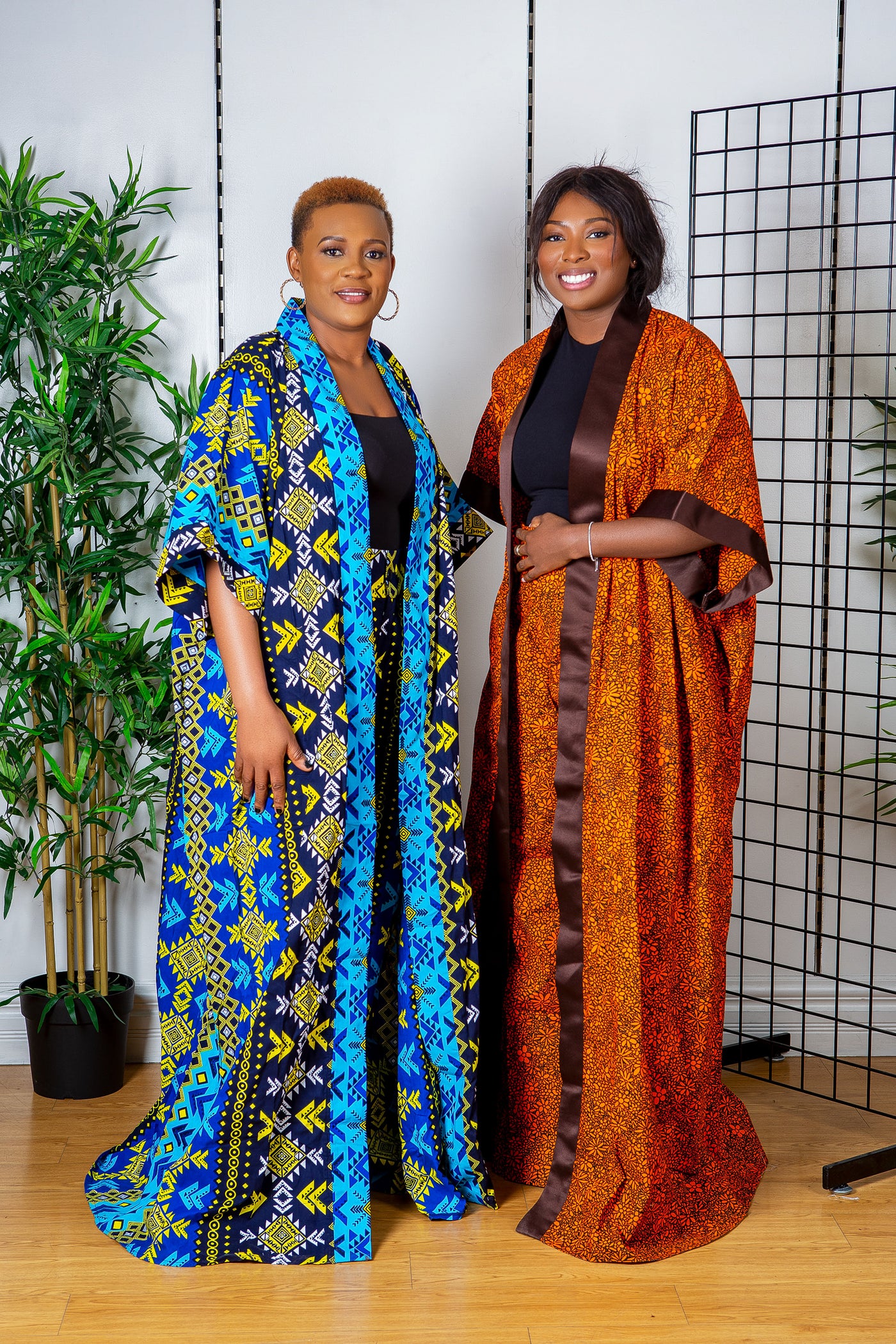 AFRICAN PRINT LEMBA KIMONO SET