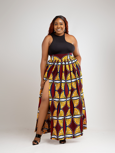 African Print Bella maxi set