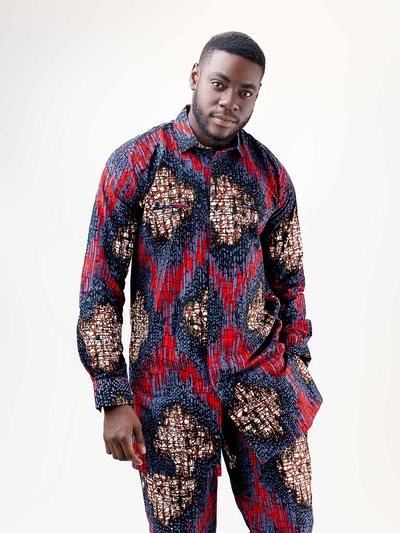 AFRICAN PRINT RUFARO BAGGY SET-4