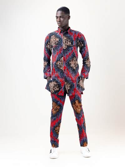 AFRICAN PRINT RUFARO BAGGY SET-2